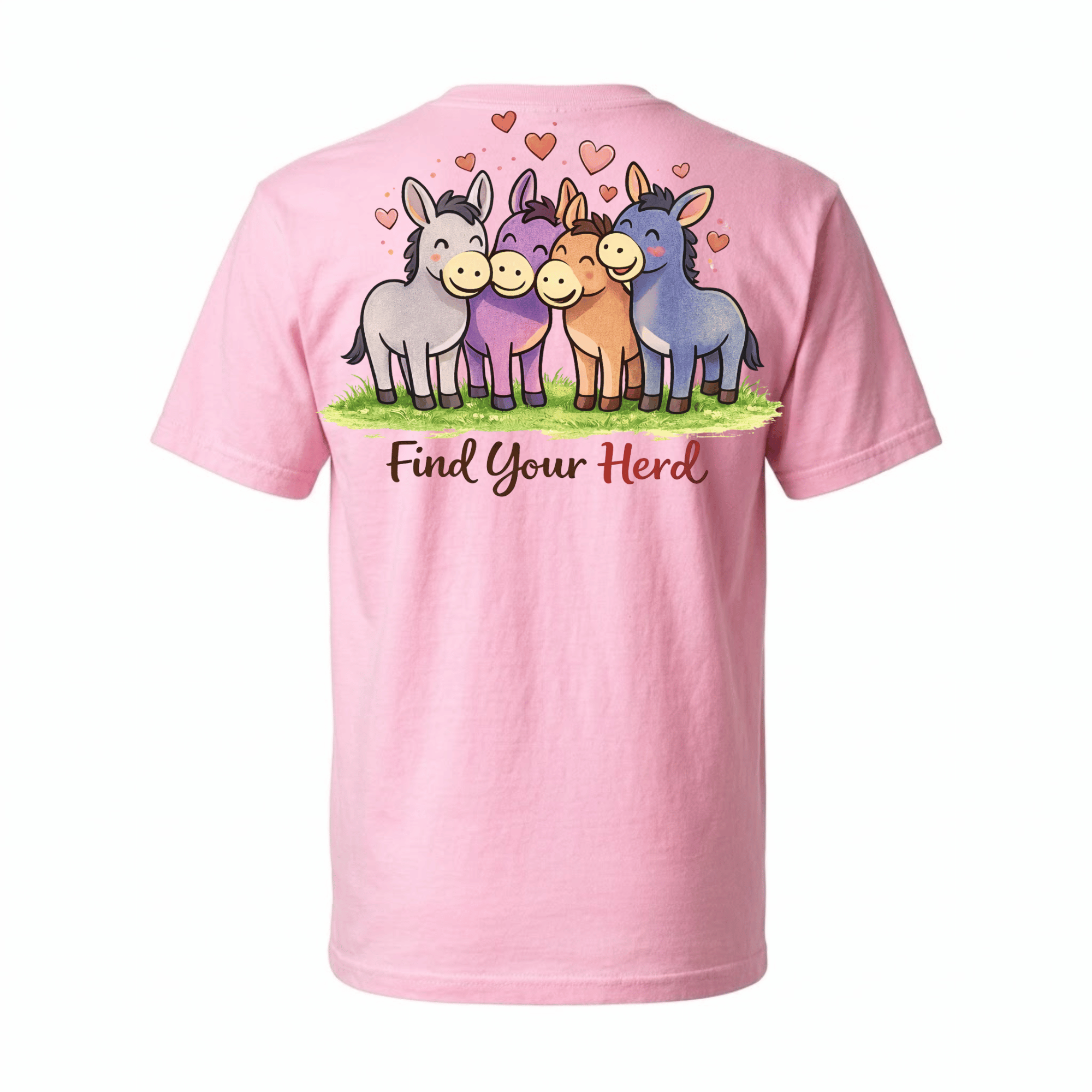 Find Your Herd T-Shirt — Find your herd, and the rest falls into place. (front view)